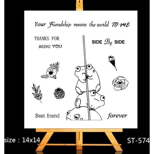 ZhuoAng Great dream Clear Stamps/Silicone Transparent Seals for DIY scrapbooking photo album Clear Stamps