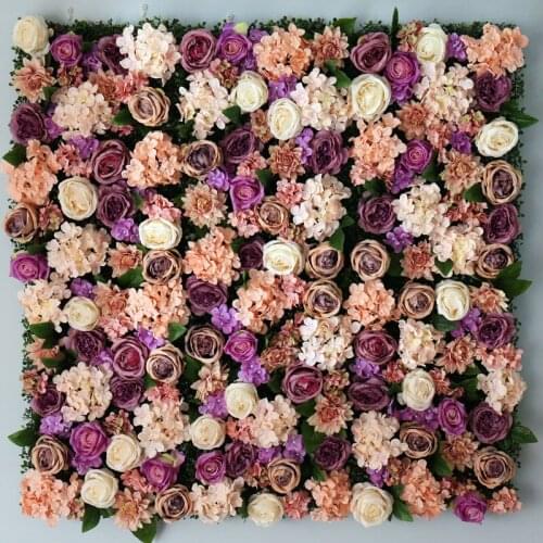 8ft x 8ft Luxury Flower backdrop Wedding Flower Wall Artifical Rose Stage background Decoration