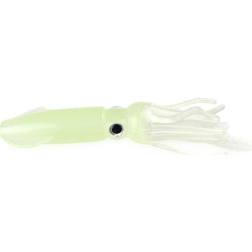 1Pcs Octopus Squid Fishing Lure 10cm 8g Glow Luminous Soft octopus Skirt Wobblers Lures pesca Artificial Baits For Sea Fishing