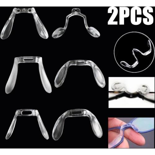 2pcs Silicone Anti-Slip Glasses Nose Pads U-shaped Nose Pad for Eyeglasses Sunglass Glass Spectacles Eyewear Accessories
