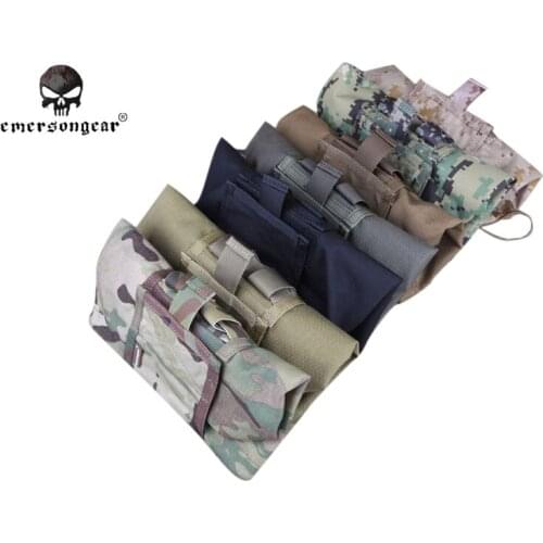 EmersonGear Folding Magazine Recycling bag Airsoft Tactical Drop Sundries Pouch EM9041