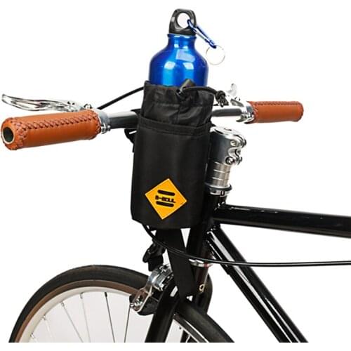 Sport Water Bottle Holder Carrier Pouch Portable Cycling Handlebar Kettle Bag Bike Handlebar Stem Bag Bicycle Accessories