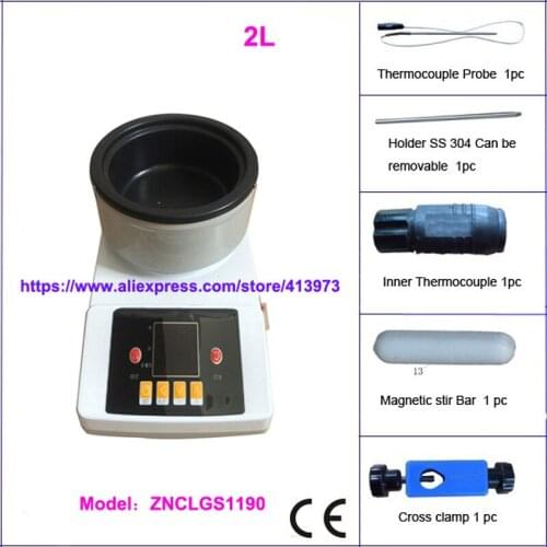 Free shipping, 2L Digital Lab Thermostatic stirring oil bath /Water Bath