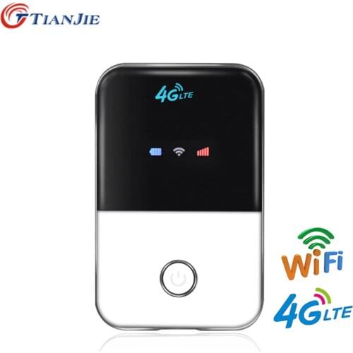 TIANJIE 3G 4G Lte Wireless Portable Pocket wifi 4G Wifi Router mini router Mobile Hotspot Car Wifi Router With Sim Card Slot