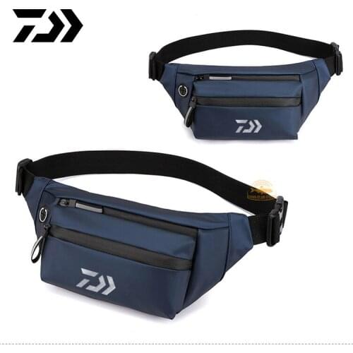 DAIWA Fishing Waterproof Crossbody Bag The New Daiwa Mens Outdoor Cycling Sports Multifunctional Mobile Phone Bag Waist Bag