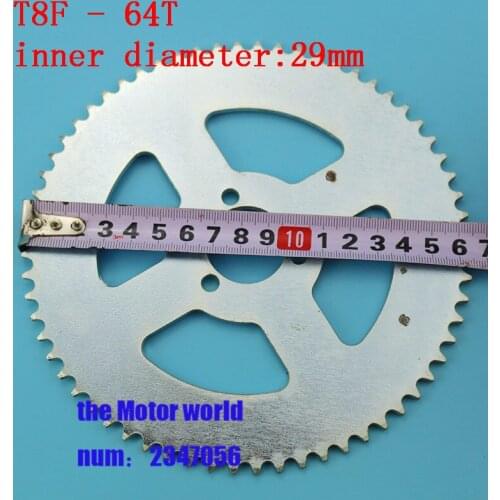 T8F 64Ttooth 29MM Rear Sprocket Mini Moto ATV Quad Dirt Pit Pocket Bike Cross 47cc 49cc Parts