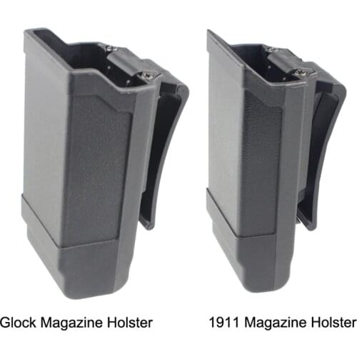 CQC Magazine Holster Tactical Gun Mag Holder for Glock 17 19 18 or 1911 Caliber Magazine Hunting Accessories Mag Pouch