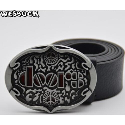 5 PCS MOQ WesBuck Brand Oval Belt Buckle Metal Western Buckles Fashion Men Belt Head