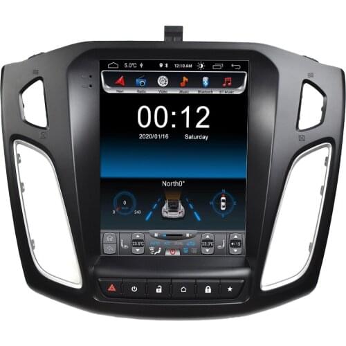 AOONAV 9.7 inch vertical screen for Ford focus 2012-2018 Tesla style car GPS navigation GPS radio Multimedia stereo player