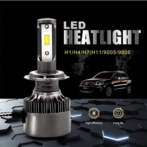 Car Headlamp Kit H1 LED H7 H4 H11 9005 9006 Hb3 Hb4 LED Lamp Light Bulb CSP 12V 24V 60W 8000LM 6500K Auto Headlight Bulbs Lights