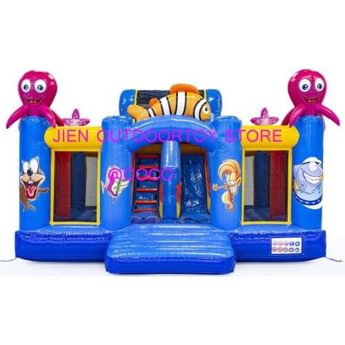 Free air ship to door!inflatable bouncing castle combo, 6.5x5.5m Ocean Inflatables Castle Bouncy Jumping Bouncer Slide