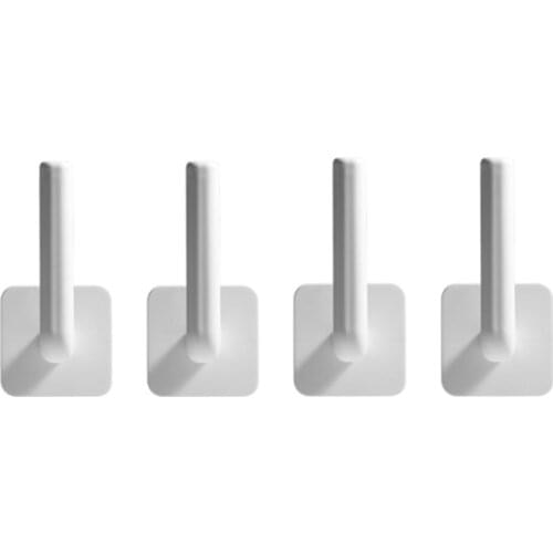 4PCS Paper Towel Holder Kitchen Towel Holder Wall Mount Towel Roll Holder No Drilling Bathroom Toilet Paper Dispenser