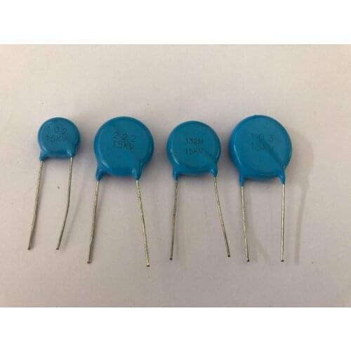 100PCS 102/15KV Y5T 1000PF 1nF 102 15KV P13mm 1500V high voltage ceramic chip capacitor