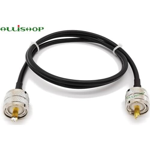 LMR-200 UHF Male to UHF Male Pigtail LMR200 Handheld Radio RF Pigtail Cable UHF Plug to UHF SO239 Plug 1/3/5/8/10/12/15/20M