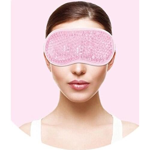 Reusable PVC Gel Beads Eye Mask Flexible Soothing Relaxing Sleeping Mask Ice Goggles Relieving Migraines Stress Related