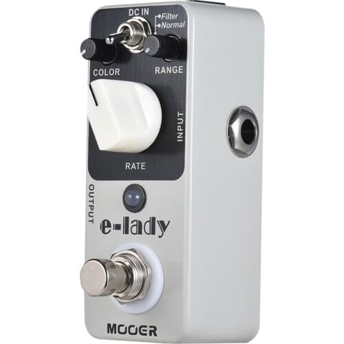 MOOER E-Lady Guitar Effect Pedal Electric Guitar Effect Processor 2 Classic Analog Flanger Guitar Pedal 2 Modes True Bypass