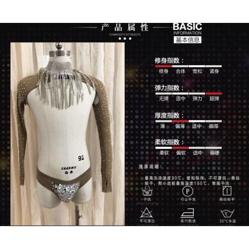 Singer model catwalk ds GoGo Dance Party Bar Stage Costumes Men DJ Dancer Costume Show Nightclub Rhinestone Costumes