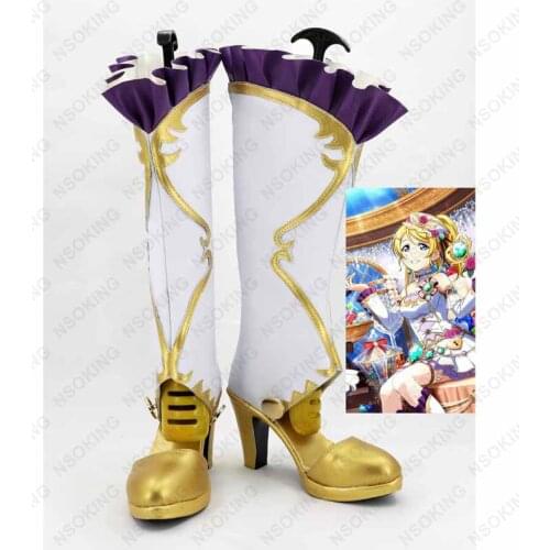 New Love live! Birthstone Ellie awakeningCosplay Boots lovelive Anime Shoes Custom Made