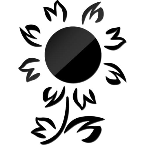 New diy 3d acrylic mirror large home decoration wall sticker vinilos paredes poster kitchen Modern Pattern