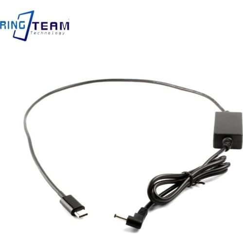 PD Type C to DC 3.0*1.1mm Male Cable for DC Coupler DR-E5 DR-E8 DR-E10 DR-E12 DR-E15 DR-E17