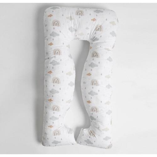 Pregnancy Pillow Women Sleeping Support Cotton Pillowcase U Shape Maternity Pillows Pregnant Side Sleeper Bedding Comfortable