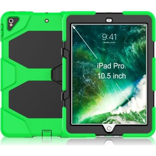 Shockproof Silicon PC Hybrid Stand Kids Safe Tablet Cover For IPad pro 10.5 Air 10.5Case Funda Capa #S