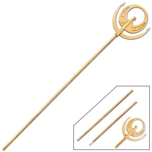 Anime Saint Seiya Omega Athena Staff Cosplay Props Weapon Halloween Carnival Cosplay Party Props Accessories Game Fans Gift