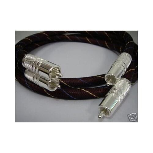 Silver TUBE AMPLIFIER Interconnect CD RCA CABLE