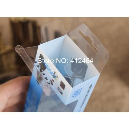 Shenzhen plastic PET / PVC / PP packaging box manufacturer, mat laminated printing clear packaging gift dh40023