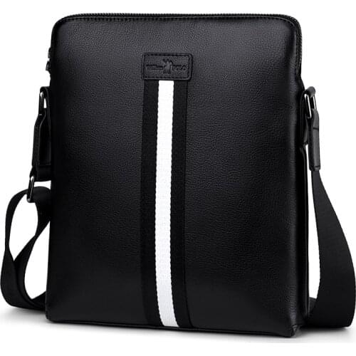 WILLIAMPOLO New WILLIAMPOLO Bag LuxuryMessenger Bag Handbags Bolsas Grande Black