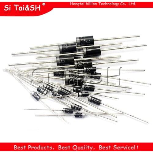 100PCS Schottky Rectifier Diode 1N5817 1N5819 1N5399 1N4937 1N4004 1N4001 1N4007 UF4007 HER107 FR207 FR157 FR107 RL207 TUN- 41