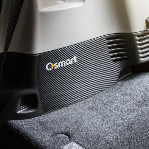 2015-2018 Smart Fortwo 453 scratch-resistant carbon fiber protection decals car decoration trunk protection stickers auto parts