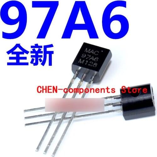 50pcs MAC97A6 TO-92 Triac 0.6A/400V