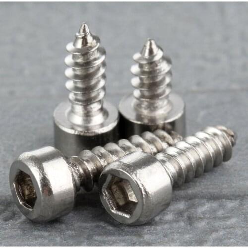 50Pcs M3 Stainless Steel Allen Hex Socket Head Cap Self-tapping Screws Bolts Nuts Fasteners Hardware Tools M3x6mm/8mm/10mm/12mm