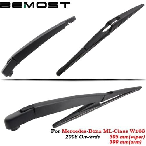 BEMOST Car Rear Wiper Arm Blades Rubber For Mercedes Benz ML-Class W166 2008 2009 2010 2011 2012 2013 2014 2015 2016 2017 2018