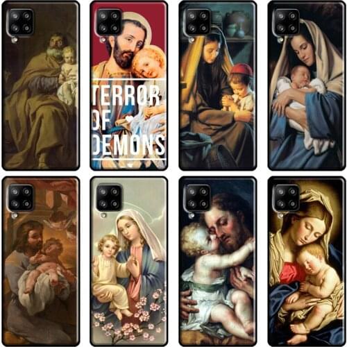 Jesus Christ God bless you For Samsung Galaxy A20e A21S A50 A70 A72 A51 A71 A52 A02S A12 A42 A31 A41 A42 Phone Case