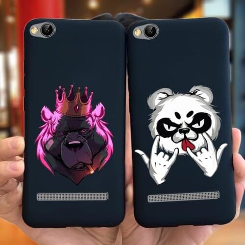 Black Silicone Case For Xiaomi Redmi 5A Fashion Pattern Soft Cover Cases For Redmi 5A 5 A Coque Redmi Note 5A Prime Pro Funda