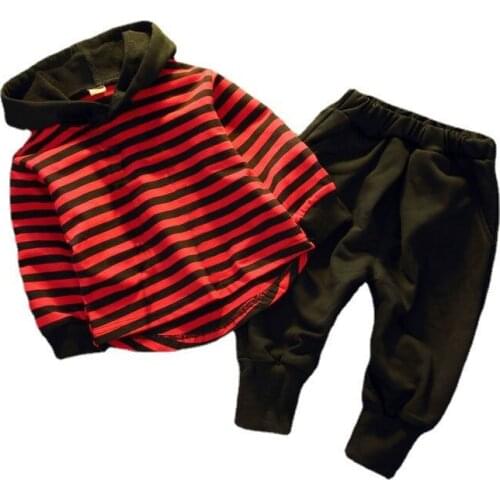 New Spring Autumn Children Girls Fashion Clothes Baby Boys Cotton Hoodies Pants 2Pcs/sets Kids Toddler Clothing Infant Tracksuit