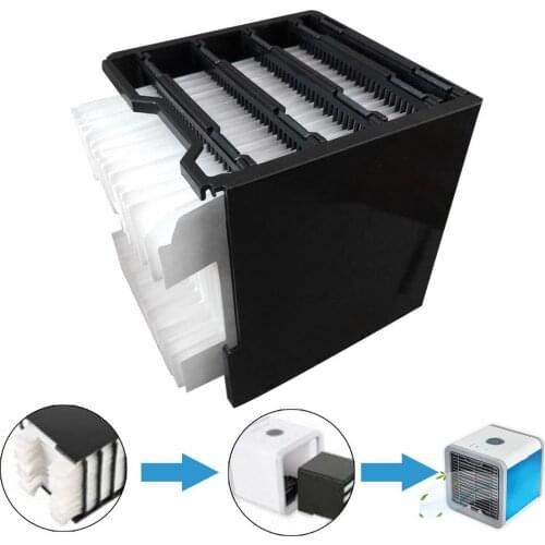 Air Cooler Filter Air Conditioner Personal Space Replacement Filter Easy To Install Nanotechnology Eliminates Odors 11x11x15 Cm