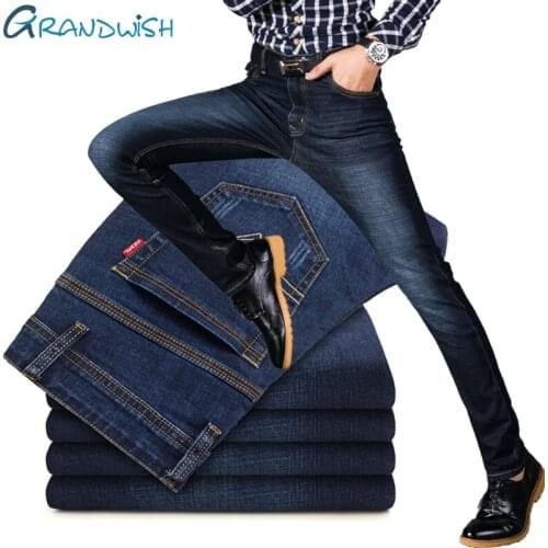 Мужские зауженные джинсы Grandwish China At AliExpress