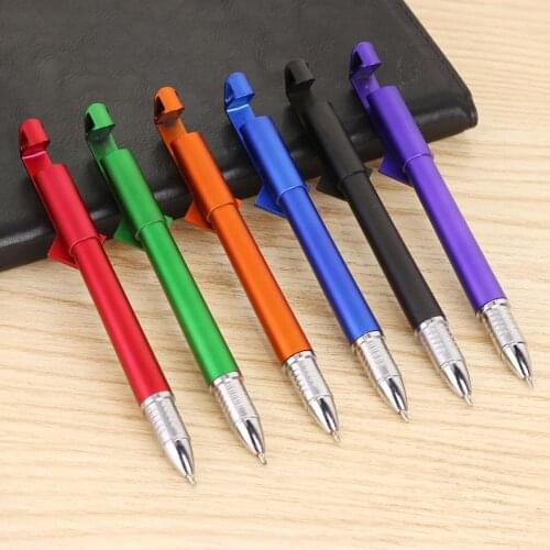 Pencils Ball Pens Carbon Ballpoint Mobile Phone Stand Holder Office School Writing Stationery for School Working Decor