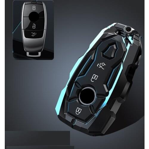 Zinc Alloy Silica Gel Key Cover For Mercedes Benz AMG A C E S Class GLC W203 W210 W176 E43 W213 E300 E400 Key protector cover