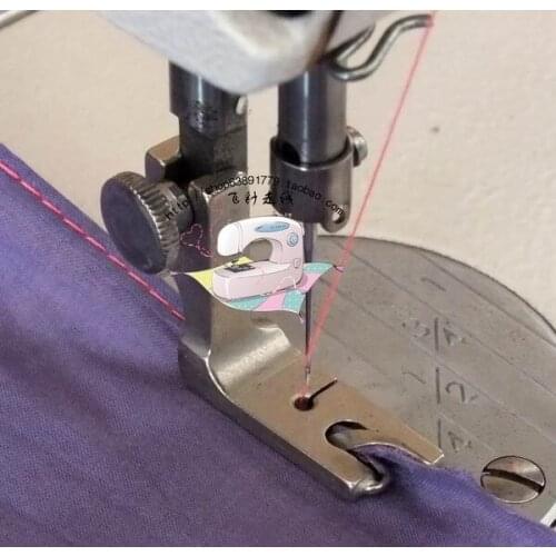 Industrial sewing machine accessories presser foot flat 3.2mm 1/8 hemming foot long bag mouth wire hemming foot