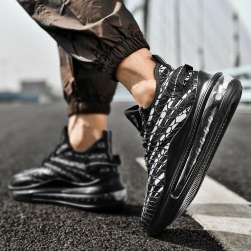 Men Running Shoes Breathable Outdoor Sports Shoes Air Cushion Shoes Lightweight Comfortable Athletic Zapatos Para Correr