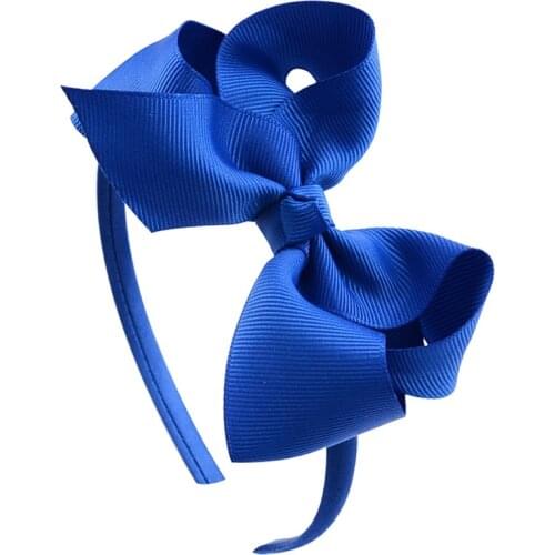 20colors 4/6/8inch hair hoop Bows Hair Band For Kids Girls Handmade Hairbands Headband Headwear Hair Accessories