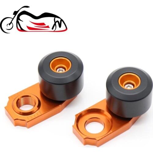 Chain Adjuster Regulator Sliders For XC-W XCF-W MXC 125 150 200 250 300 350 380 400 450 500 Motorcycle Rear Wheel Protector