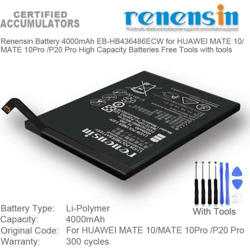 Renensin Huawei P20 Pro Batteries
