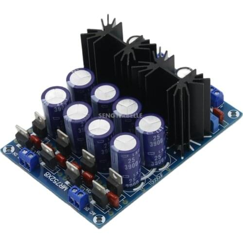 Assembled LT1083 LT1084-5 Adjustable AC-DC Dual Power Supply Voltage Regulator Board DIY Audio