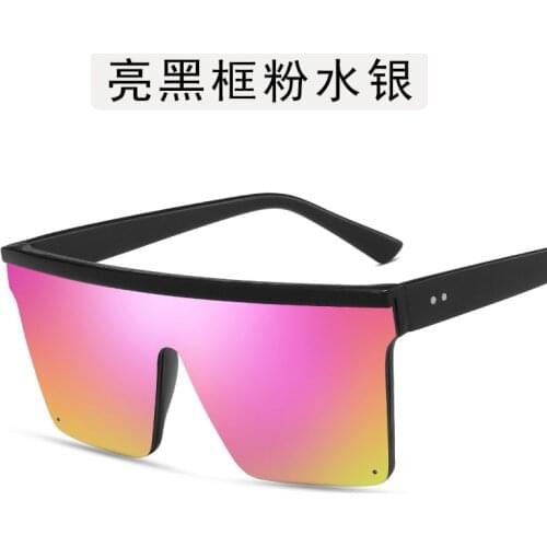 Oversized Shades Women Sunglasses Black Fashion Square Glasses Big Frame Vintage Retro Glasses Female Unisex Oculos Feminino