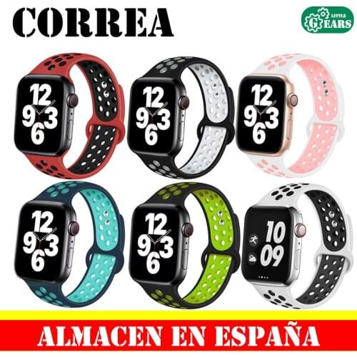 Apple Watch iWatch bracelet Compatible strap for Series 1 / 2 / 3 / 4 / 5 | 38 / 40 / 42 / 44 mm Replacement Dual Color